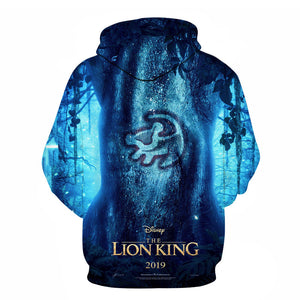 The Lion King 3D Hoodies - Anime Hooded Pullover Sweatshirts