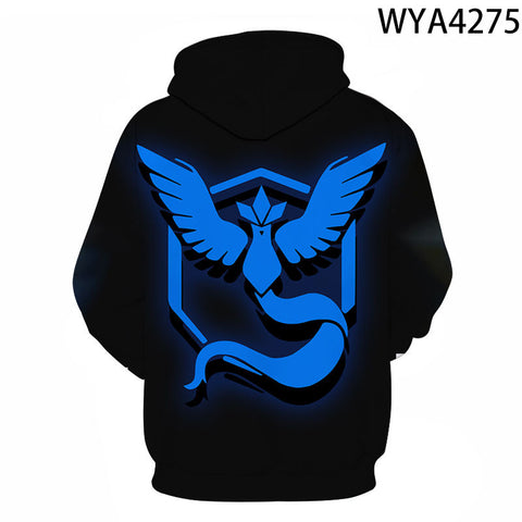 Image of 3D Printing Fashion Pokemon Hoodies - Cartoon Anime Sweatshirt Pullover