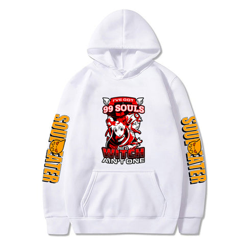 Image of Anime Soul Eater Printed Hoodies Men Casual Cool Sweatshirts