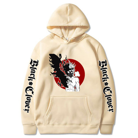 Image of Asta and Nero Print Anime Black Clover Hoodies Pullover Sweatshirt