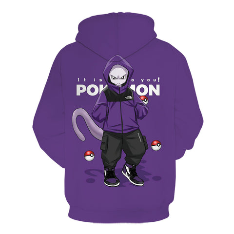 Image of 3D Printed Pokemon Hoodie - Anime Sweatshirt