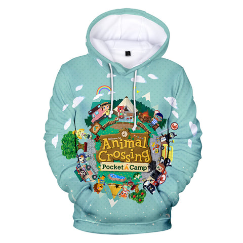Image of Animal Crossing Hoodie Sweatshirt Pullover