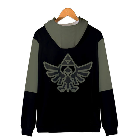 Image of The Legend of Zelda 3D Print Zipper Hooded Jacket Hoodies