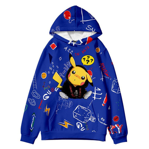 Image of Pokemon 3D Print Design Hoodies - Anime Hooded Sweatshirts