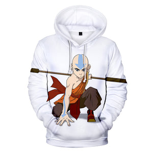 Anime Avatar the Last Airbender Casual Hoodies -  3D Printed Hooded Coats Sweatshirt