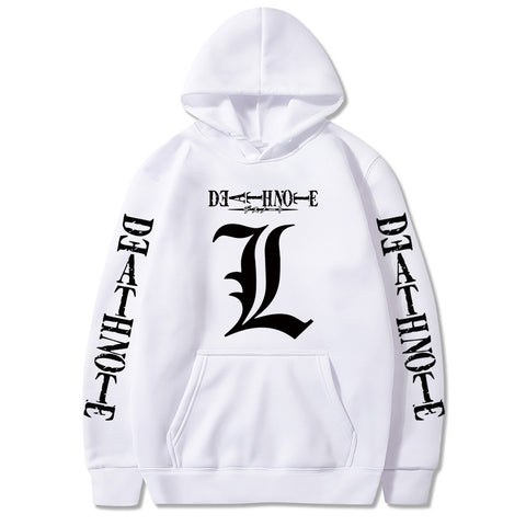 Image of Death Note Hoodies Funny Japanese Anime Streetwear Graphic Sweatshirts