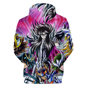 Anime Saint Seiya 3D Hoodies - Fashion Sweatshirts Sportswear