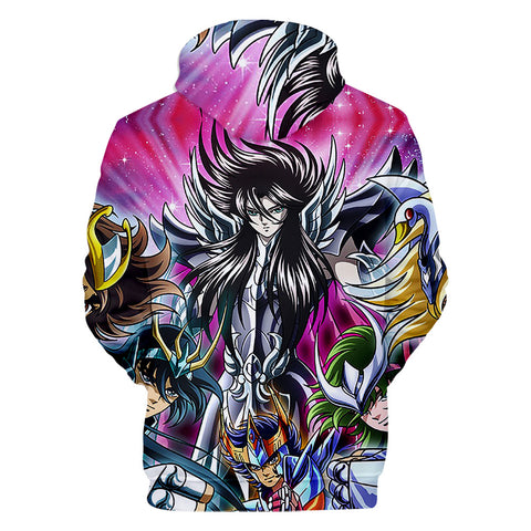 Image of Anime Saint Seiya 3D Hoodies - Fashion Sweatshirts Sportswear