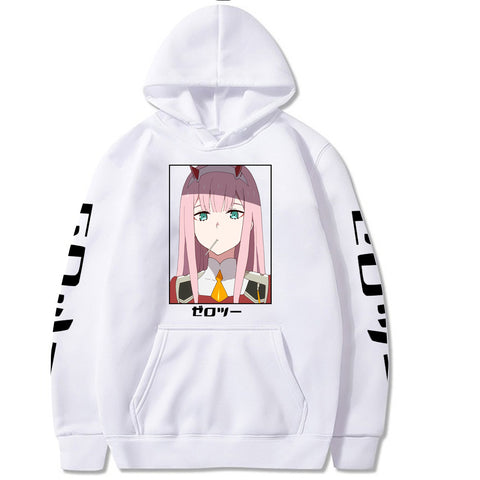 Image of Zero Two Darling In The Franxx Oversized Hoodies Anime Hoodie Streetwear Sweatshirt