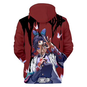 Anime Demon Slayer Hoodies - Kamado Nezuko 3D Printed Streetwear