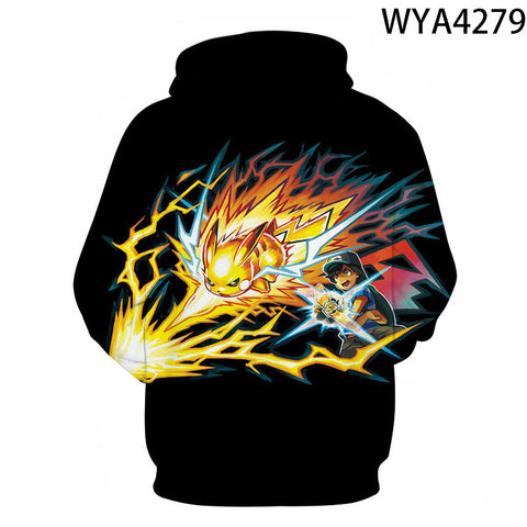 Image of Pokemon 3D printed Hoodies - Fashion Sweatshirts