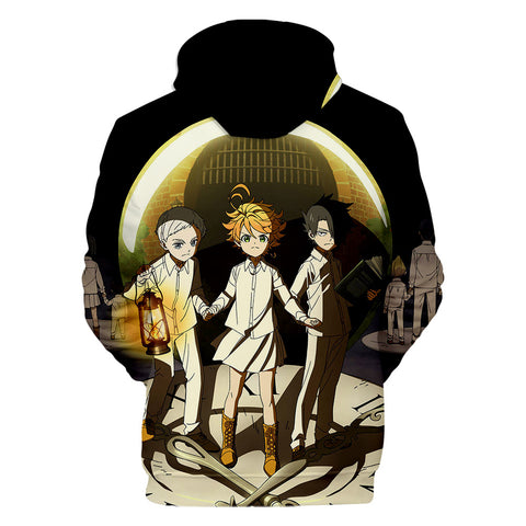 Image of 3D Print Hoodies - Anime The Promised Neverland Sweatshirts