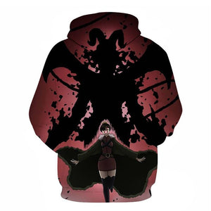 Anime Black Clover Print Unisex Oversized Casual Hoodie Hooded Sweatshirt