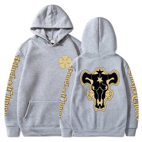 Image of Anime Black Clover Black Bulls Squad Emblem Hoodies Yami Asta Sweatshirts