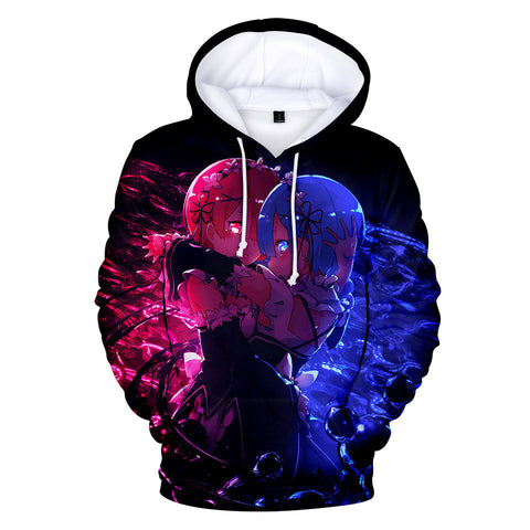 Image of Re: Life In A Different World From Zero 3D Hoodies Sweatshirt Pullover