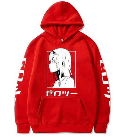 Image of Darling In The Franxx  Unisex Hoodies Sweatshirts Zero Two Hoodie