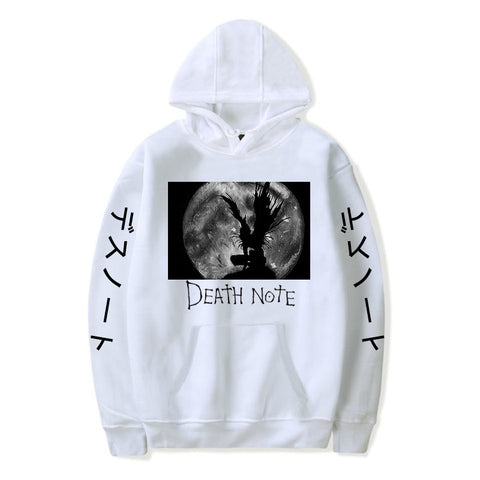 Image of Japan Anime DEATH NOTE Hoodie Casual Loose Hip Hop Sweatshirt