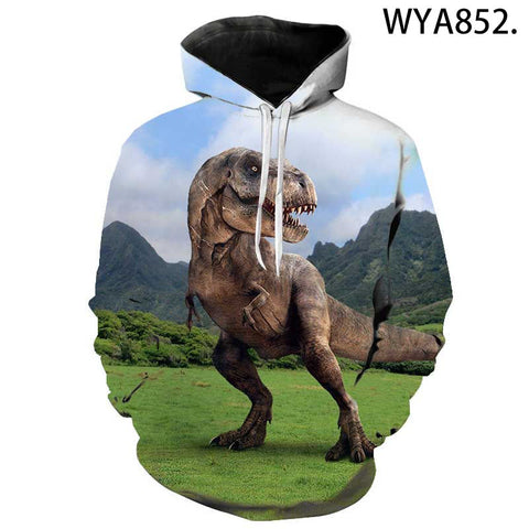 Image of 3D Printed Jurassic Park Hoodies - Casual Sweatshirts Streetwear