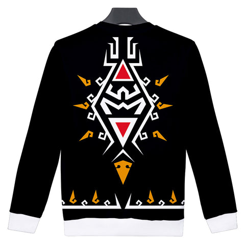 Image of Game The Legend of Zelda Anime Link Majora's 3D Crewneck Sweatshirt