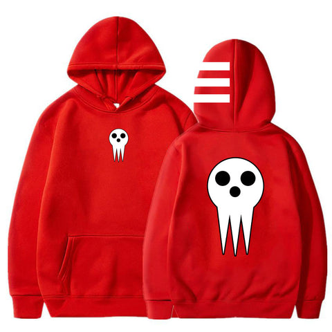 Image of Anime Soul Eater Hoodie Death the Kid Cosplay Sweatshirts
