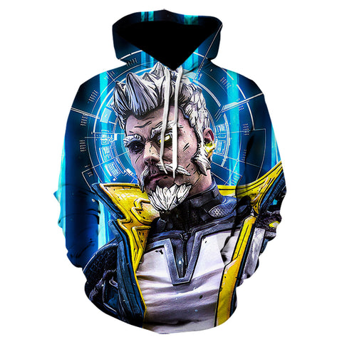 Image of Borderlands 3 Hoodie Sweatshirt - Games 3D Print Hooded Pullover