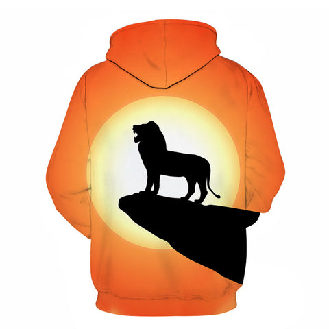 Image of The Lion King 3D Hoodies - Anime Hooded Pullover Sweatshirts