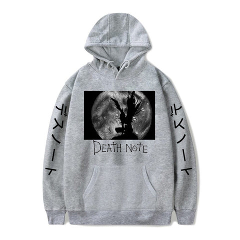 Image of Japan Anime DEATH NOTE Hoodie Casual Loose Hip Hop Sweatshirt