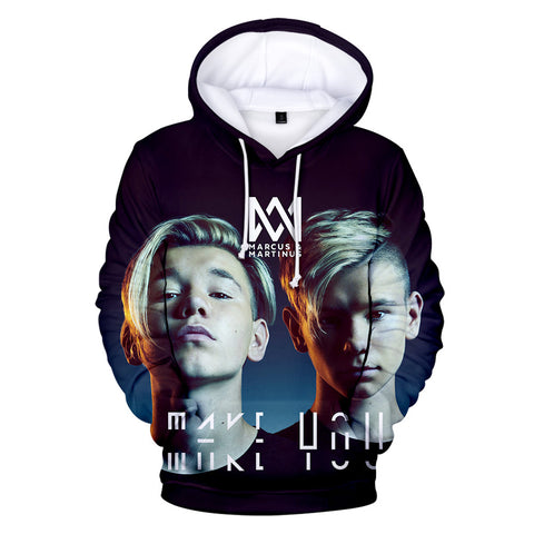 Image of 3D Printed Music Marcus and Martinus Sweatshirt Hoodies