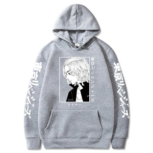 Hot Anime Tokyo Revengers Hoodies Manjiro Sano Graphic Hoodies