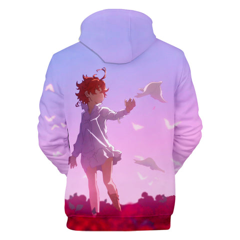 Image of 3D Print Hoodies - Anime The Promised Neverland Sweatshirts