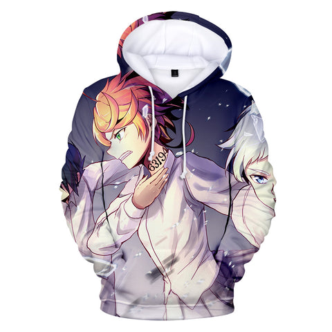 Image of 3D Print Hoodies - Anime The Promised Neverland Sweatshirts