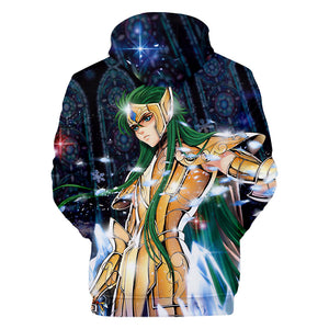 Anime Saint Seiya 3D Hoodies - Fashion Sweatshirts Sportswear