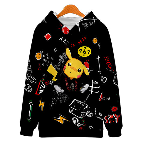 Image of Pokemon 3D Print Design Hoodies - Anime Hooded Sweatshirts