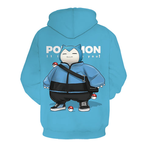 Image of 3D Printed Pokemon Hoodie - Anime Sweatshirt