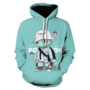 3D Printed Pokemon Hoodie - Anime Sweatshirt