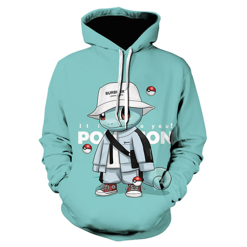 Image of 3D Printed Pokemon Hoodie - Anime Sweatshirt