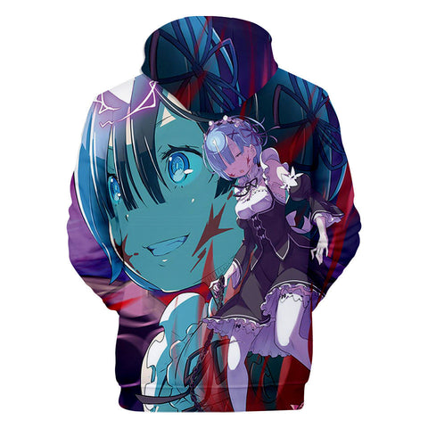 Image of Re: Life In A Different World From Zero 3D Hoodies Sweatshirt Pullover