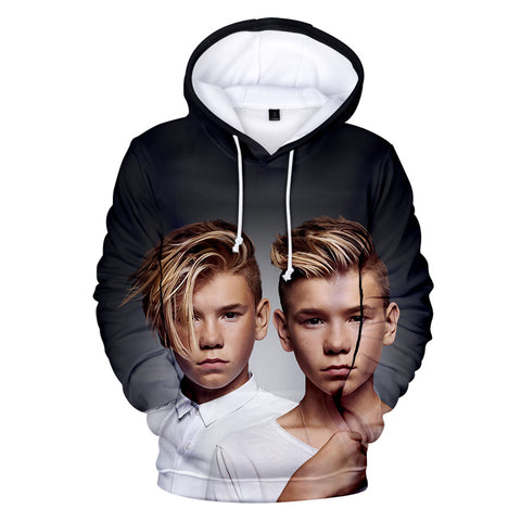 Image of 3D Printed Hooded Sweatshirt - Music Marcus and Martinus Hoodies