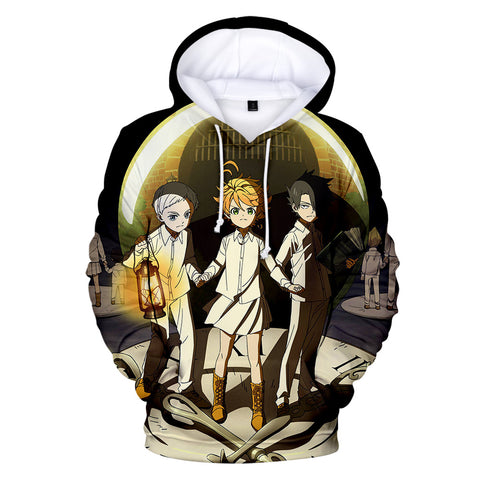 Image of 3D Print Hoodies - Anime The Promised Neverland Sweatshirts