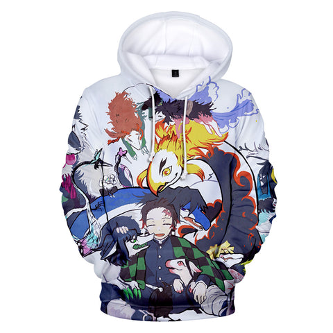 Image of Anime Demon Slayer Hoodies - Kamado Nezuko 3D Printed Streetwear