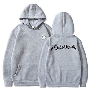 Black Clover Japanese Anime Hoodies Men Women Streetwear Pullovers