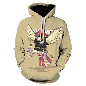 3D Printed Pokemon Hoodie - Anime Sweatshirt