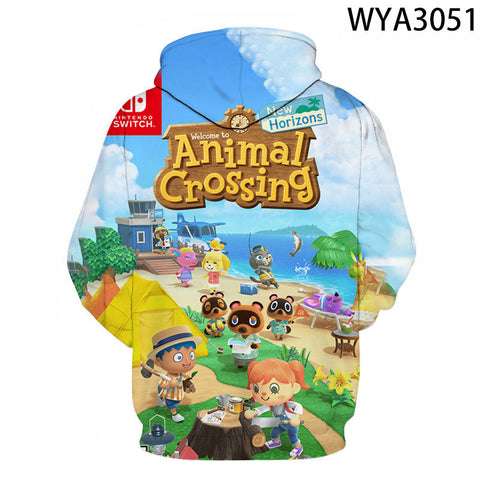 Image of Animal Crossing 3D Printed Hoodies Sweatshirts Hooded Pullover