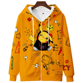 Image of Pokemon 3D Print Design Hoodies - Anime Hooded Sweatshirts