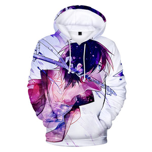 Creative Noragami 3D Print Hoodies Sweatshirt Pullover