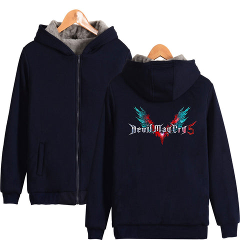 Image of Devil May Cry Hoodies - Zip Up Thick Warm Hoodie Coat