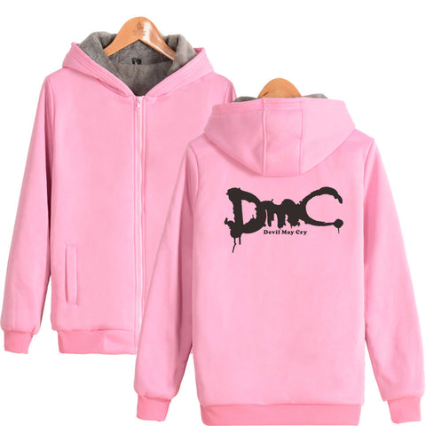 Image of Devil May Cry Hoodies - Zip Up Thick Warm Winter Hoodie Coat