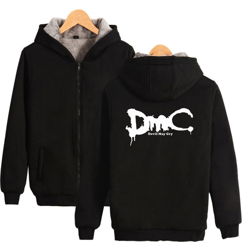 Image of Devil May Cry Hoodies - Zip Up Thick Warm Winter Hoodie Coat