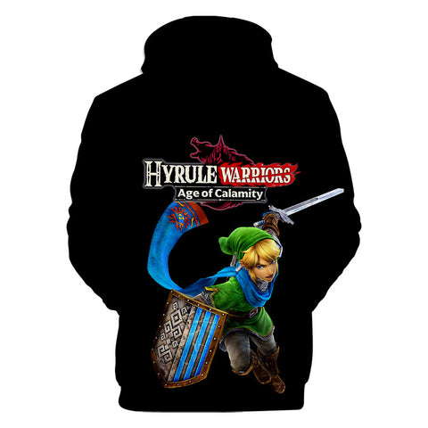 Image of Game Hyrule Warriors : Age of Calamity 3D Print Sport Hoodies