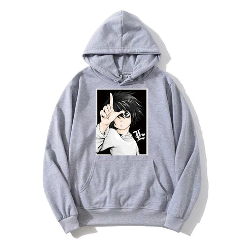 Image of Japan Anime Death Note Hoodie Hooded Sweatshirt Fleece Hoodies